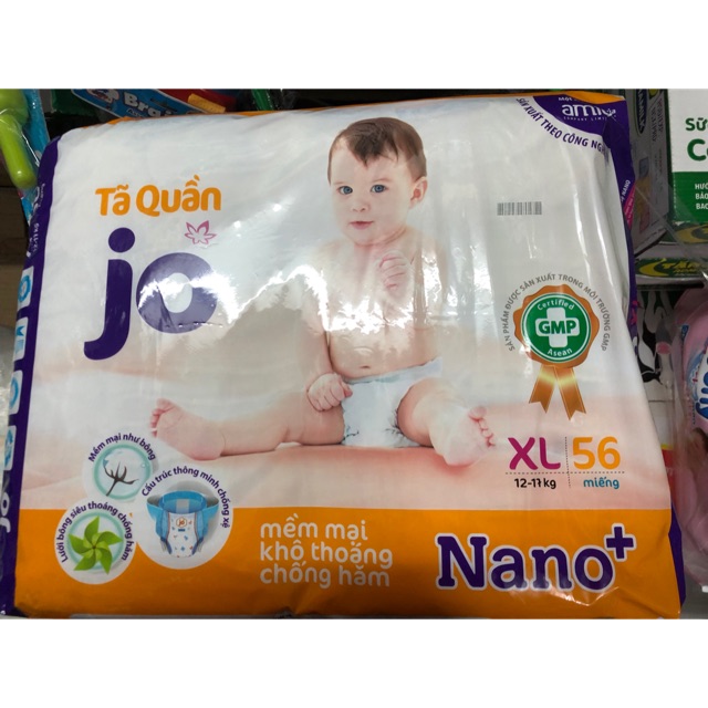 Bỉm jo xl56 tã quần siêu đại