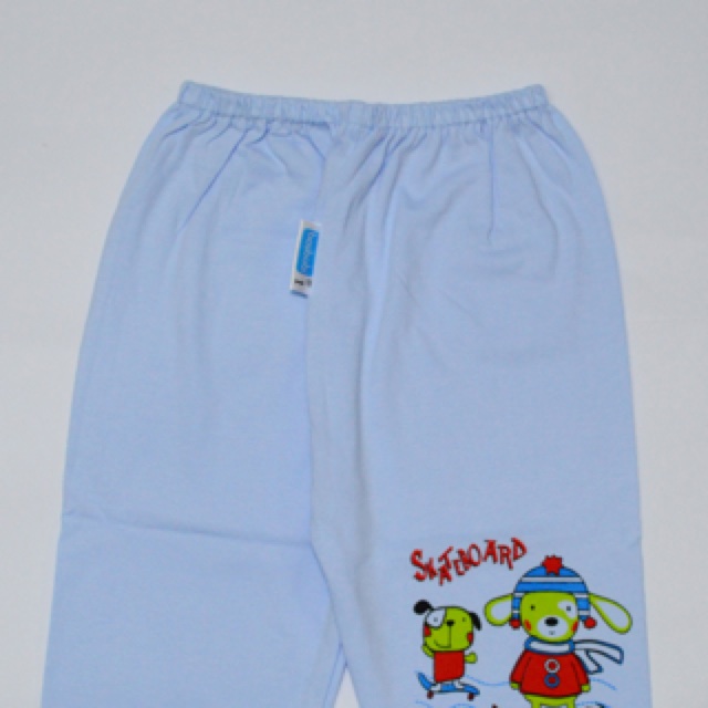 Quần Bosbaby bo gấu cotton