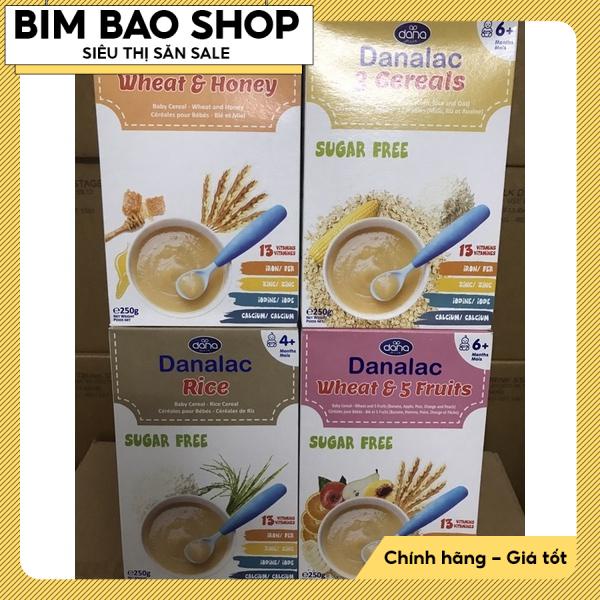 BỘT ĂN DẶM DANALAC CÁC VỊ 250g CHO BÉ TỪ 4m