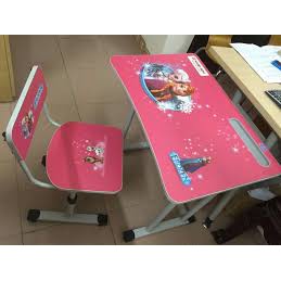Bộ bàn ghế học sinh Xuân Hòa điều chỉnh cao thấp theo từng độ tuổi
