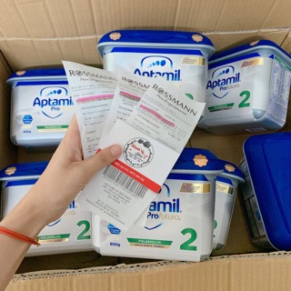Sữa Aptamil bạc nùn số 1-2-3-800g