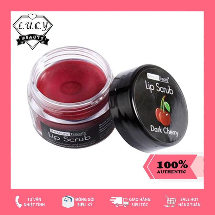 Hàng USA- Tẩy Da Chết Môi Beauty Treats Lip Scrub Wild Apple (Hương Táo)