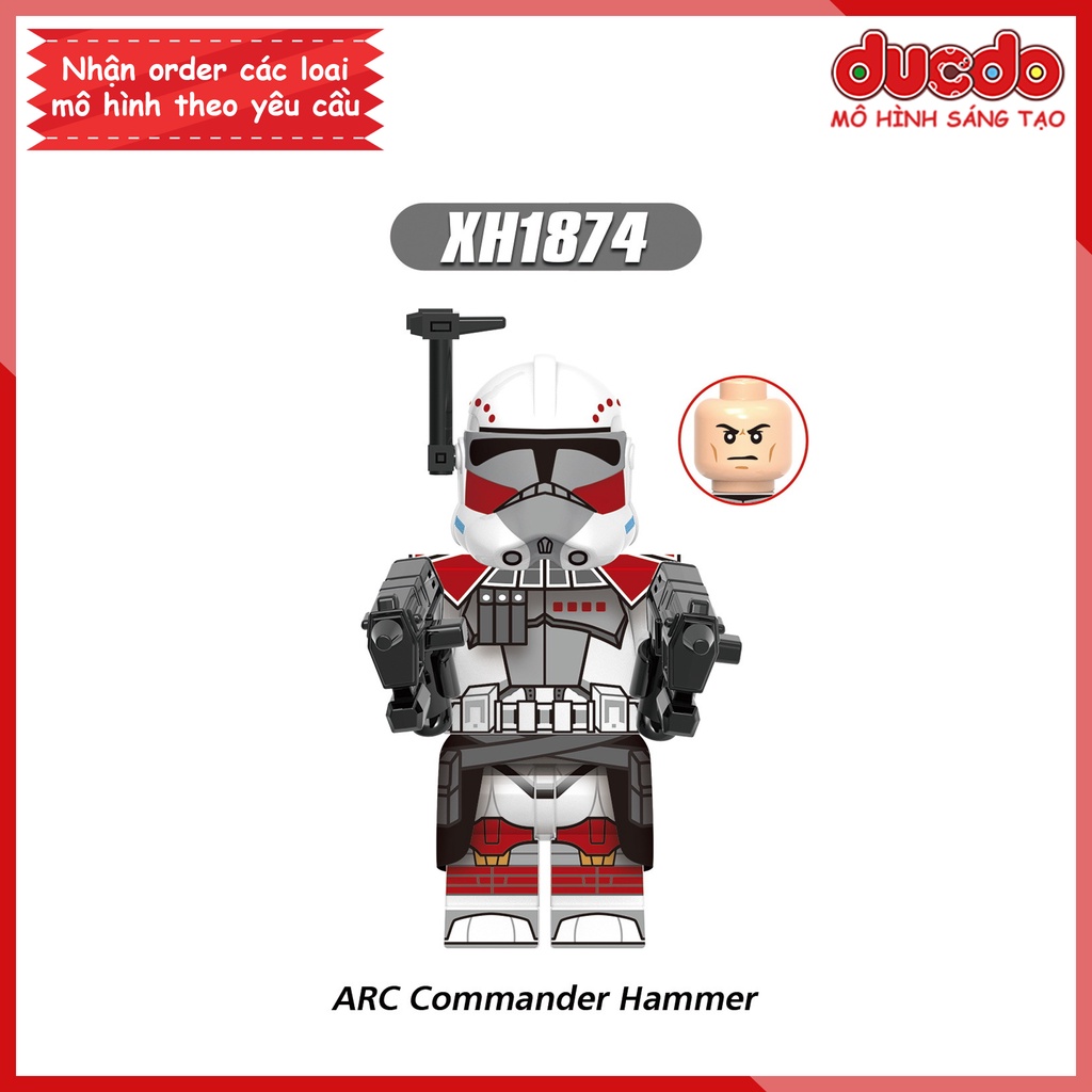 Minifigures nhân vật Star Wars Chiến tranh giữa các vì sao - Đồ chơi Lắp ghép Xếp hình Mô hình Mini XINH X0333