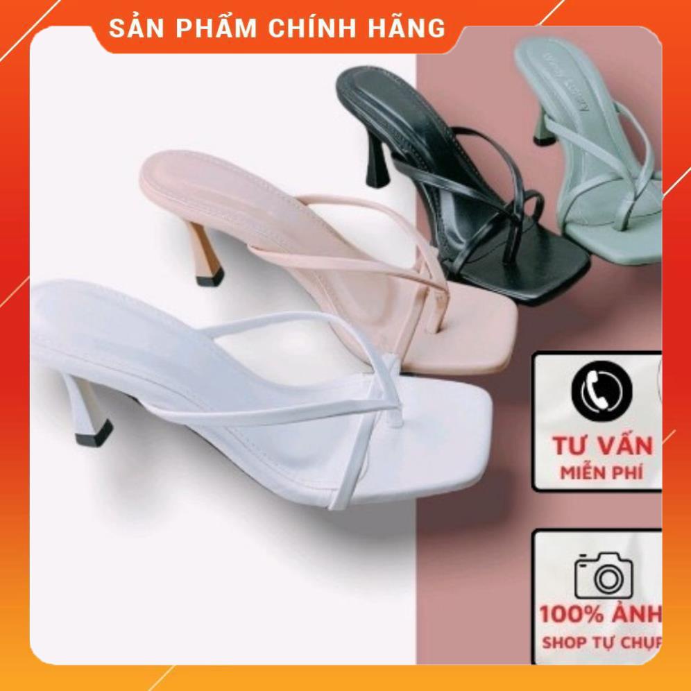 Guốc Sandal Sỏ Ngón Gót Nhọn 7P Mã N11