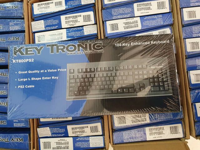 Bàn phím KeyTronic KT800PS2 104 phím tiêu chuẩn chất như phím cơ