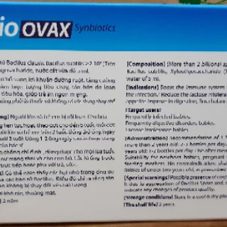Men tiêu hóa Spobio Ovax Synbiotics