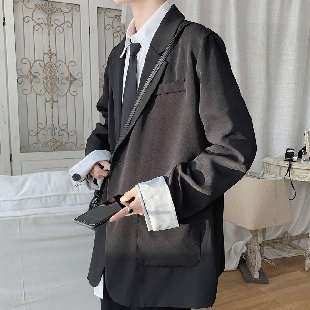 Áo khoác vest phong cách Hàn Quốc thiết kế sang trọng cho nam và nữ fashion bigsize blazer áo unisex coat
