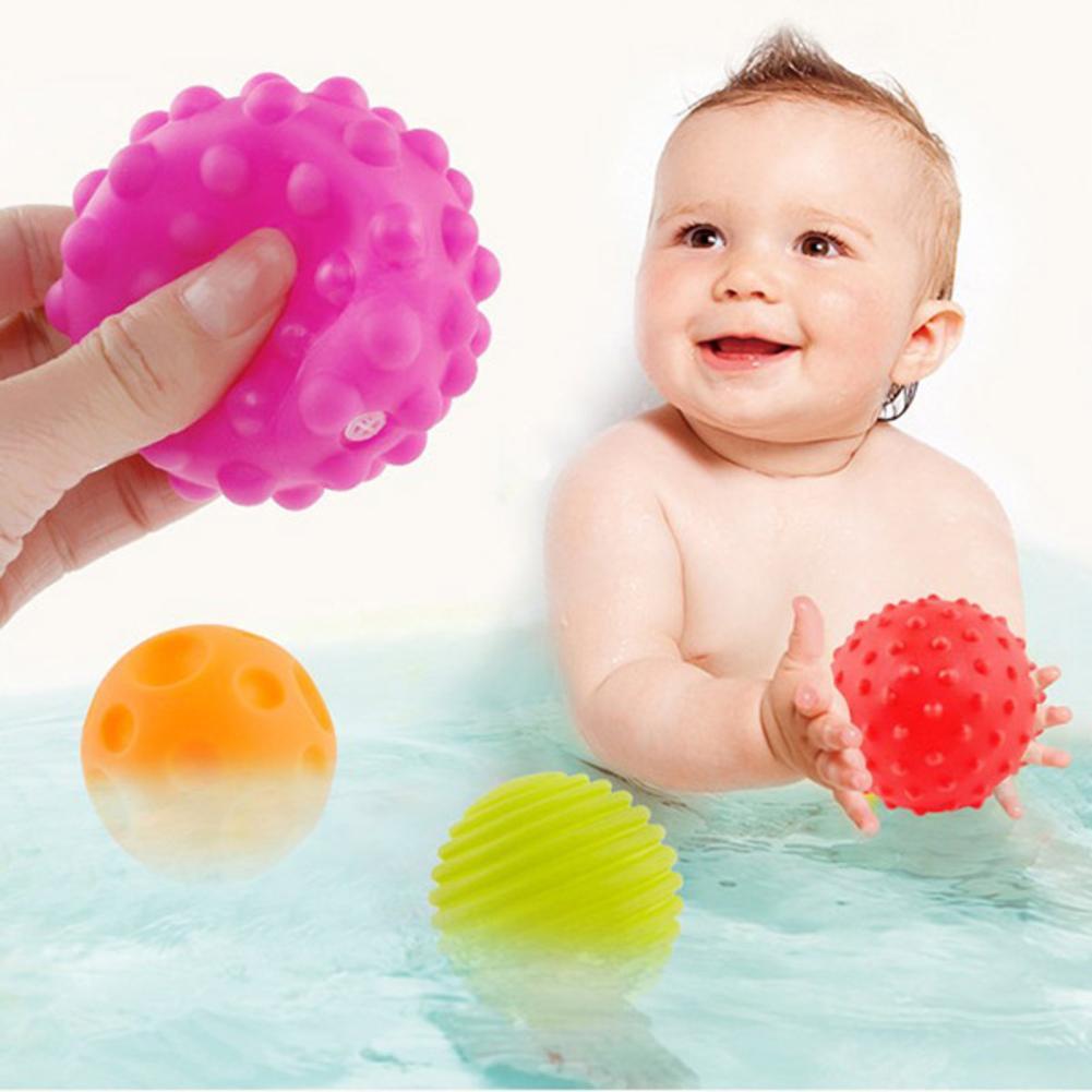 New Creative Baby Toys Ball Baby Hand Catching The Ball 3-6-12 Months Puzzle Soft Rubber Children 0-1 Years Old