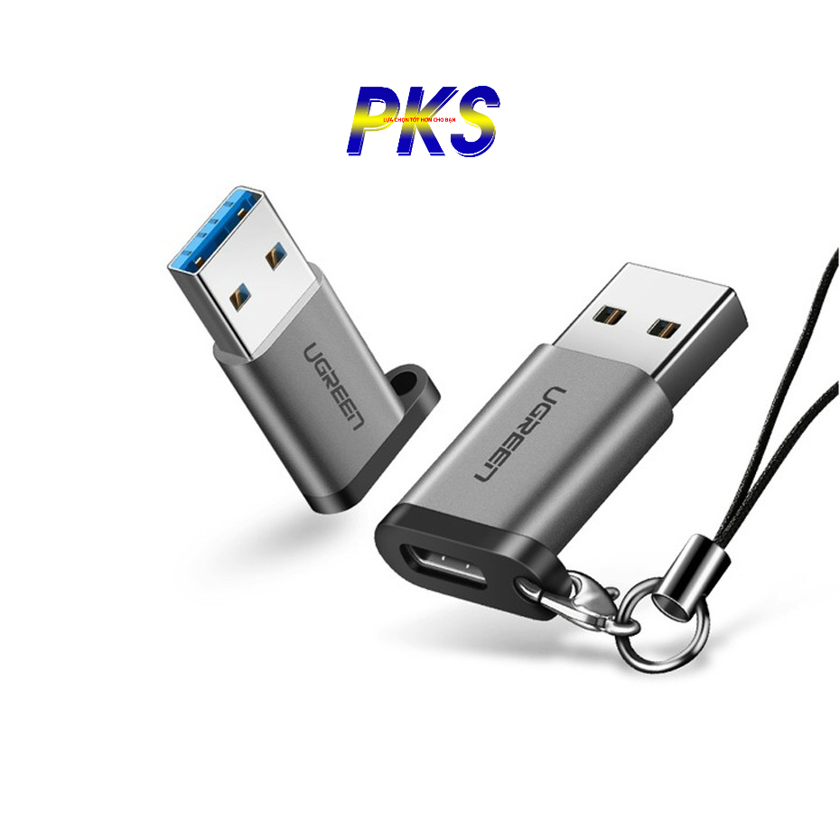Đầu chuyển USB 3.0 sang USB Type C âm cao cấp Ugreen 50533