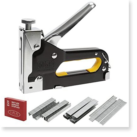 Súng bắn ghim có tăng lực, bắn ghim từ 4-14mm, tặng 1 hộp ghim