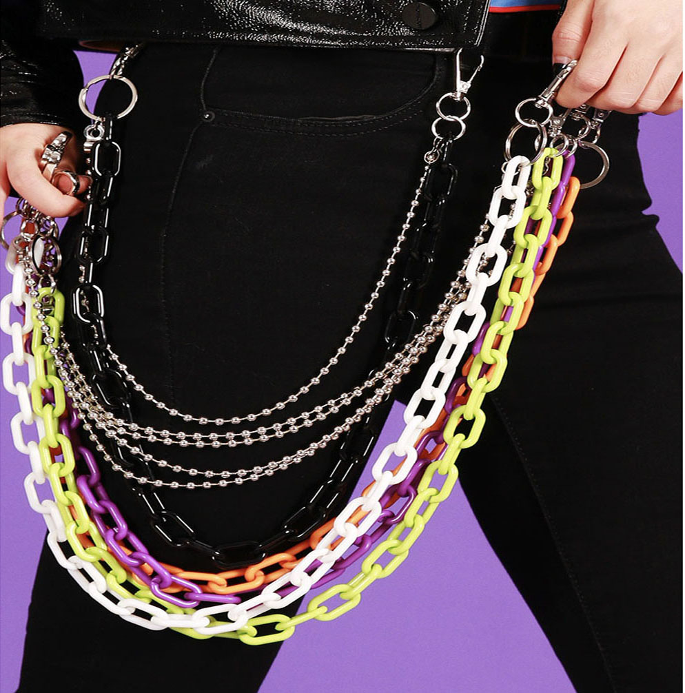 Dây xích chuyên dụng để phối quần áo phong cách hiphop