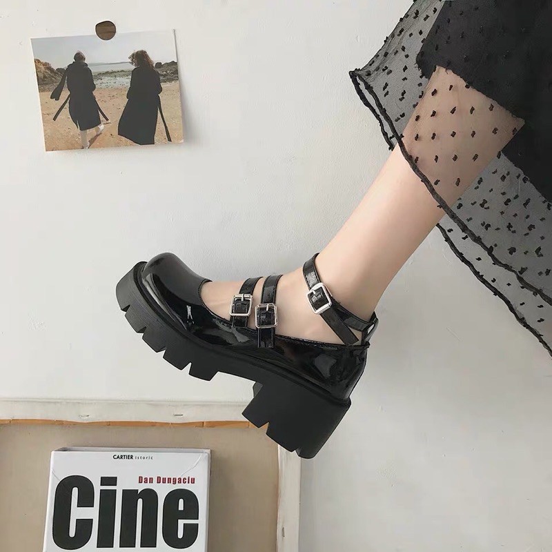 [Order taobao] Giày búp bê lolita gót cao 6,5cm