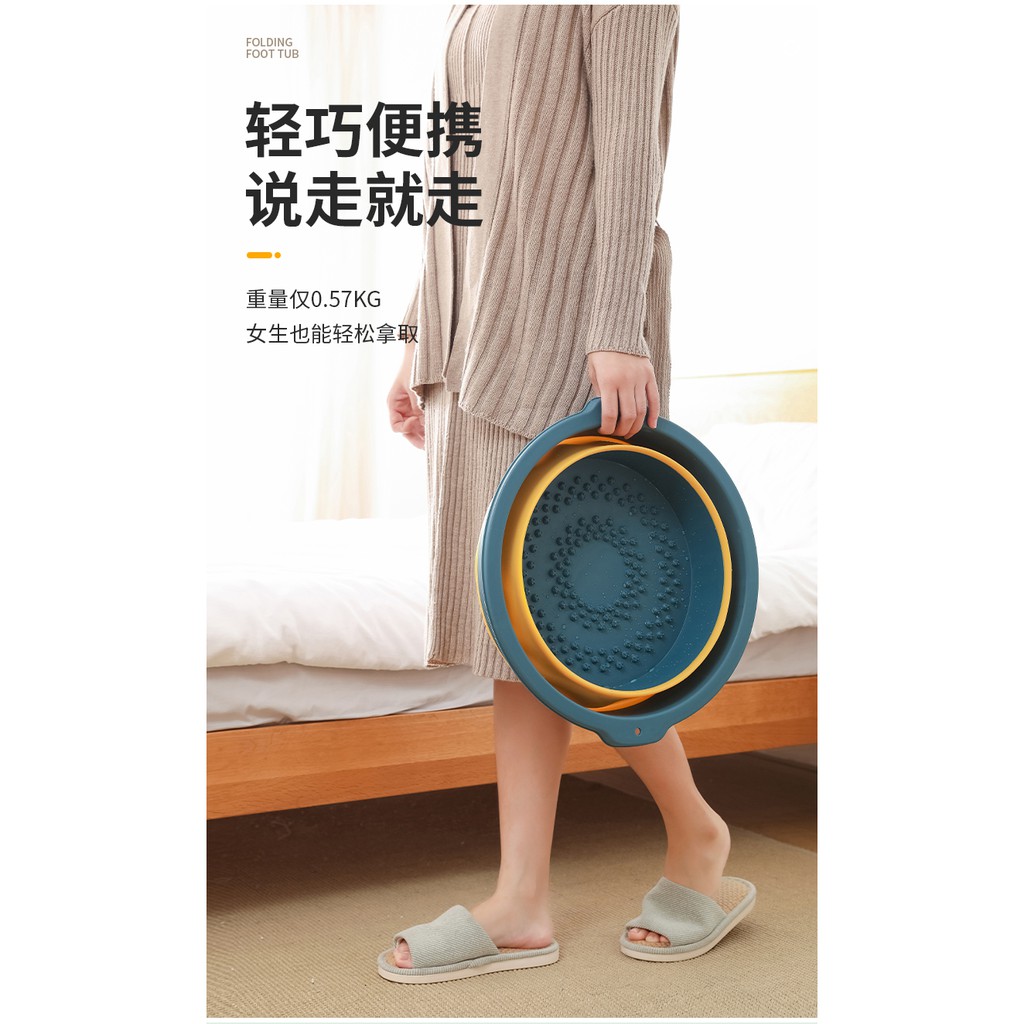 Bồn Ngâm Chân Bằng Nhựa Có Thể Gấp Gọn Tiện Dụng | BigBuy360 - bigbuy360.vn