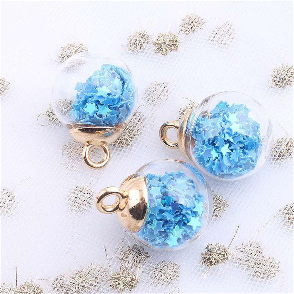 CHARMS Kính Set 20 Quả Cầu Thủy Tinh Trong Suốt Dùng Làm Đồ Trang Sức