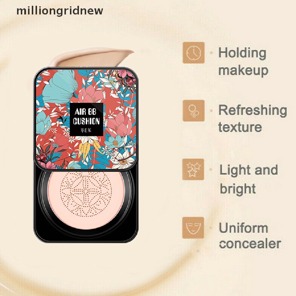 Kem CC che khuyết điểm làm trắng sáng da chống thấm nước kèm cọ đầu nấm
 | BigBuy360 - bigbuy360.vn