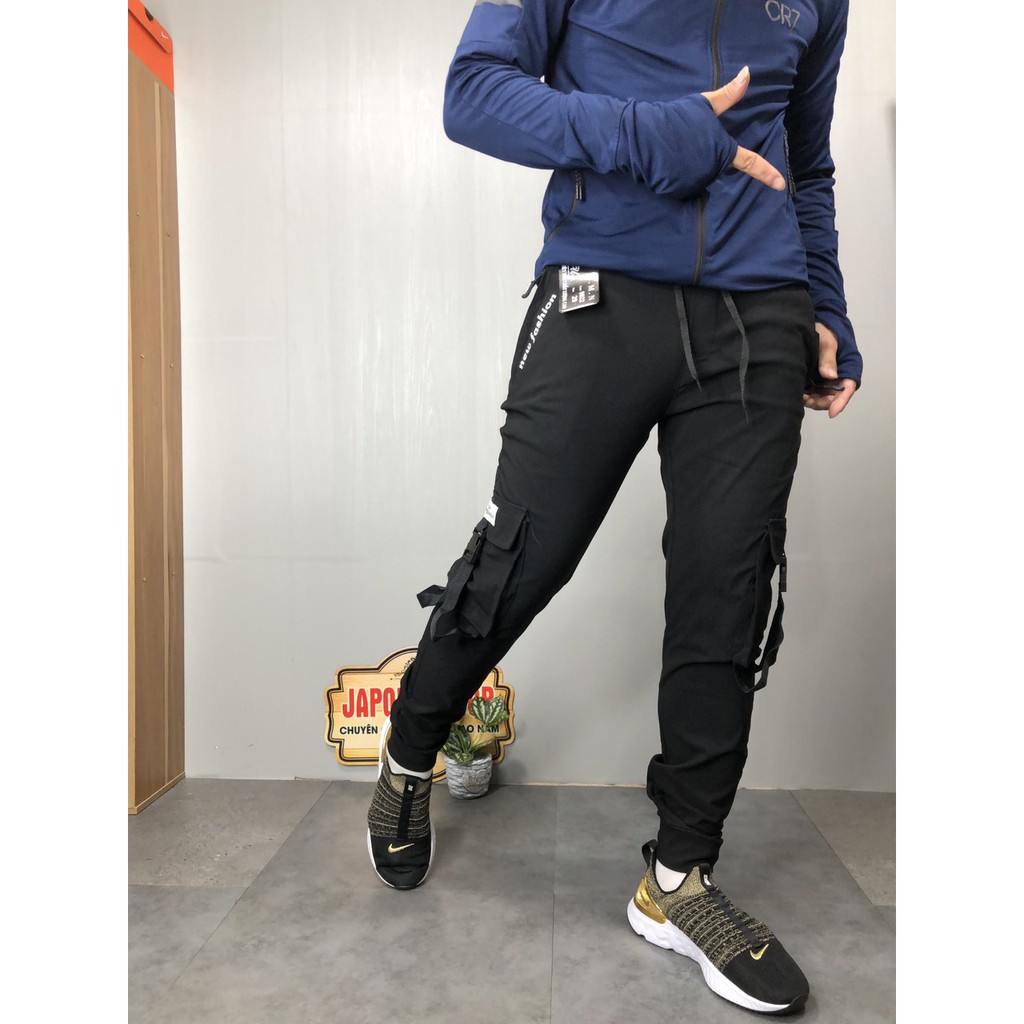 Quần jogger kaki Nam Túi Hộp Thời Trang Nam