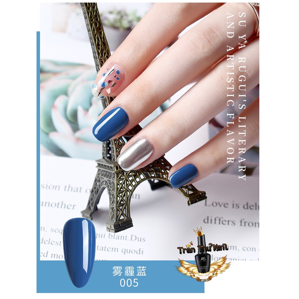 Sơn gel AS - màu xanh biển mã ML