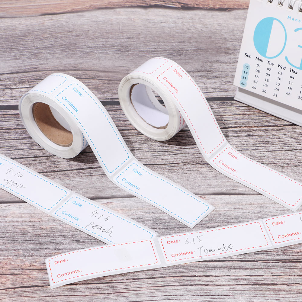 Nhãn Dán Hũ Đựng Thực Phẩm Tự Dính Chống Thấm Nước Có Thể Tháo Rời Cho Nhà Bếp