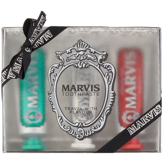 Set Kem Đánh Răng Marvis travel with flavour 3 tuýp ×25ml