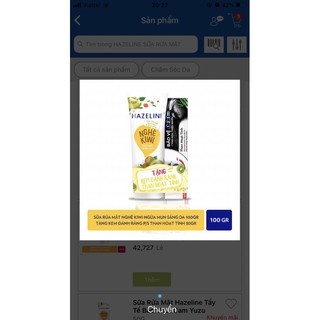 Sữa rửa mặt Hazeline các loại tuýp