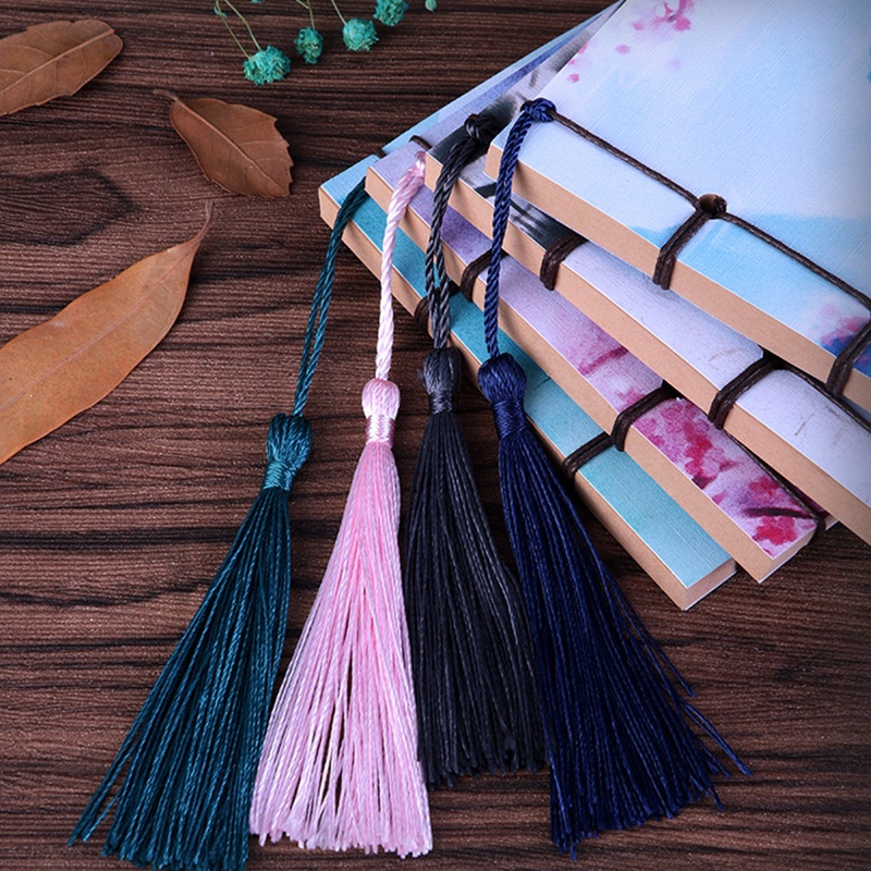 Sổ Tay Khổ A6 Có Dây Tua Rua Phong Cách Trung Hoa