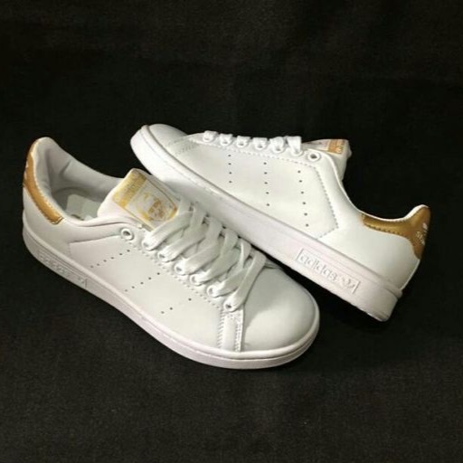 Giày Stan Smith gót vàng nhũ