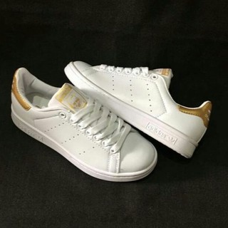 Giày Stan Smith gót vàng nhũ