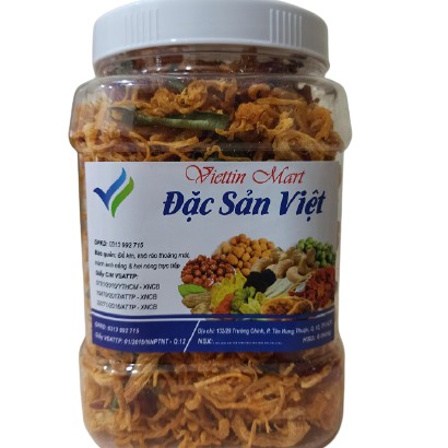 [Mã GROXUAN1 giảm 8% đơn 150K] Hũ 500g KHÔ GÀ CAY LÁ CHANH