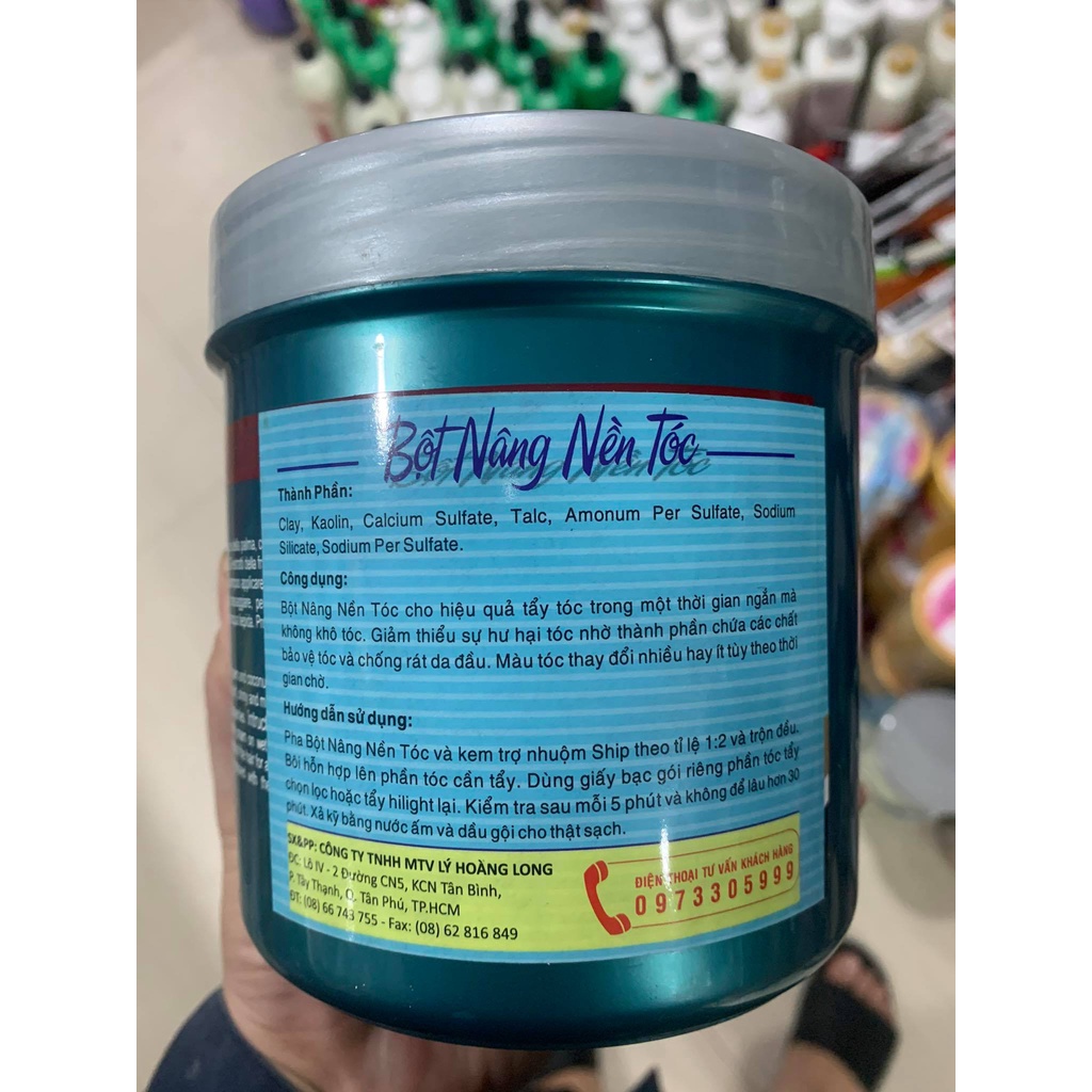 Bột tẩy nâng nền tóc SHIP 500g