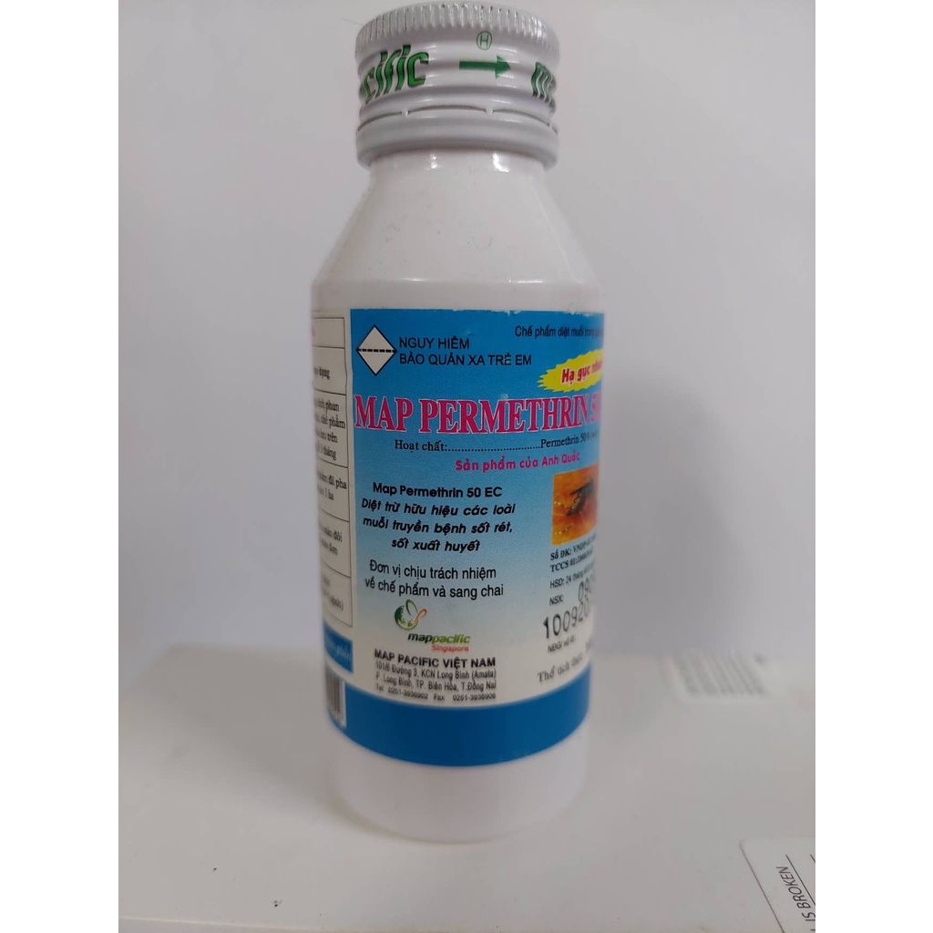 Thuốc diệt muỗi hiệu quả Map Permethrin 50EC 100ml-Cam kết sản phẩm chính hãng