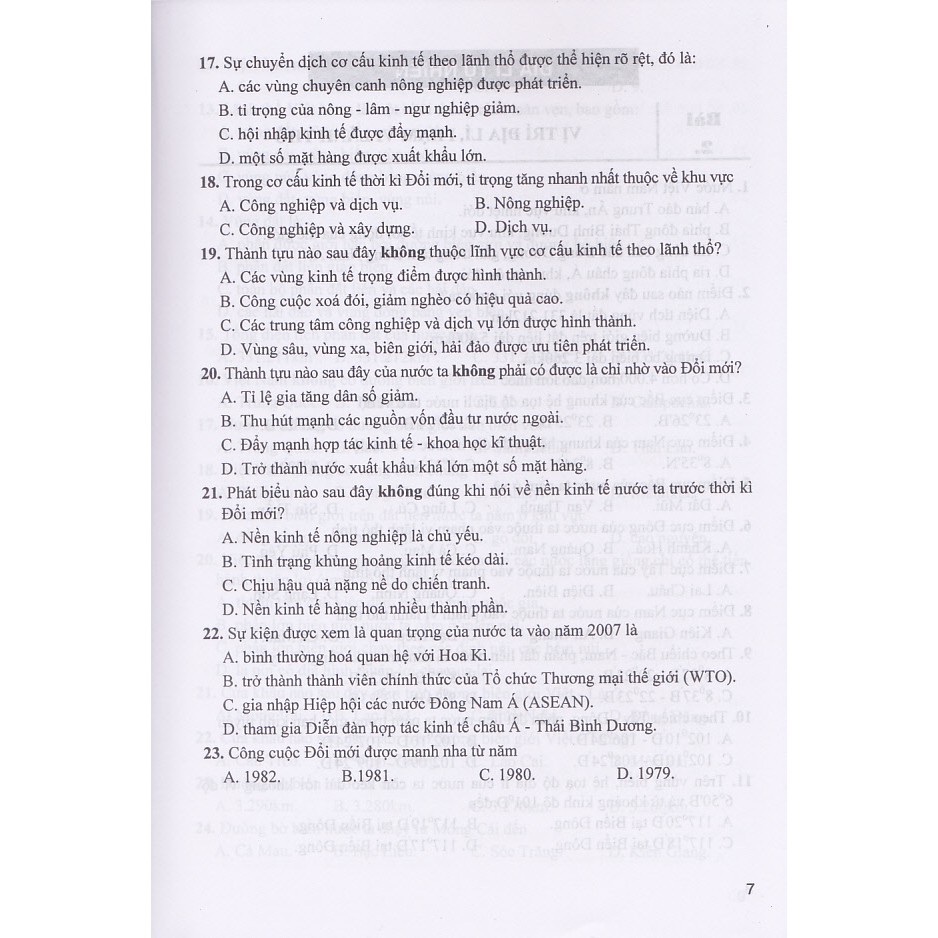 Sách - Trắc nghiệm Địa lí 12 - Lý thuyết và thực hành