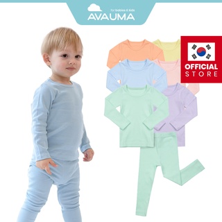 Set pijama Avauma vải cotton vừa vặn thoải mái dành cho bé trai và bé gái 3 tháng-7 tuổi