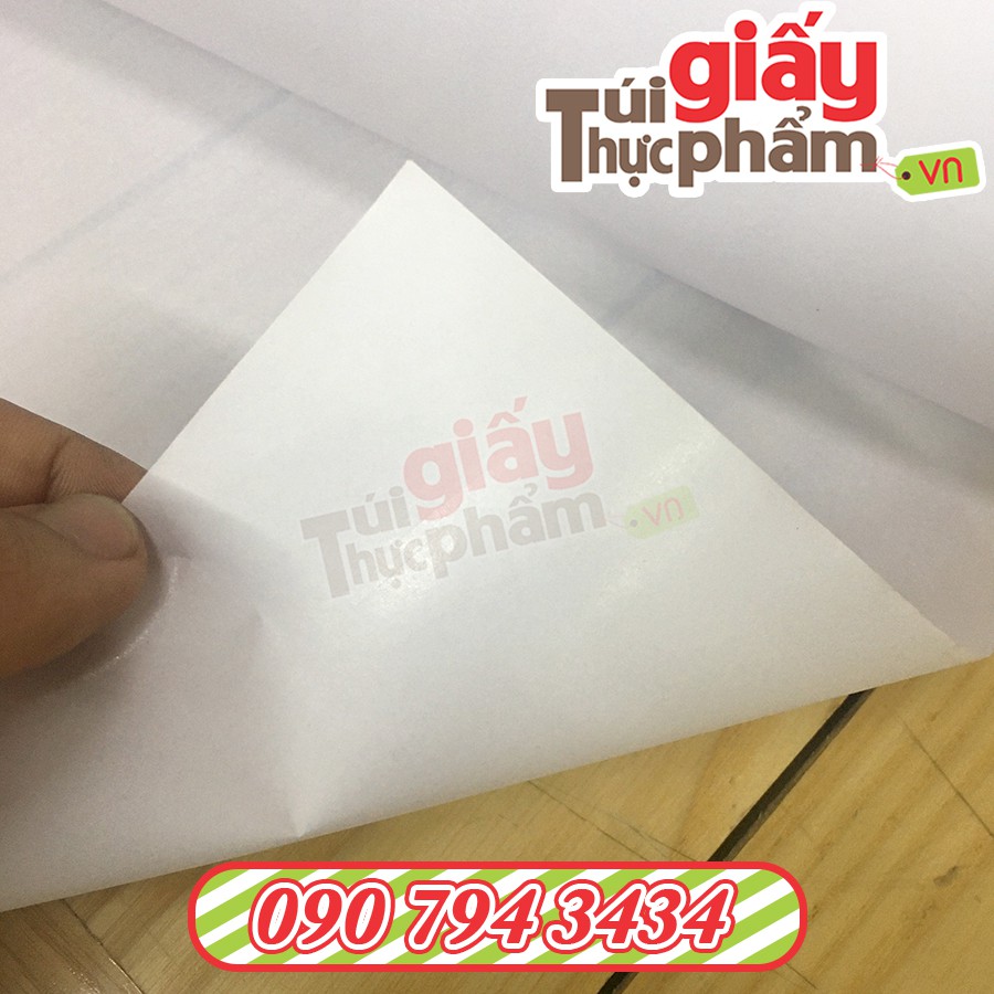 Cuộn Giấy Gói Pelure Thực Phẩm _ thời trang _Không In (30 &amp; 40gsm)