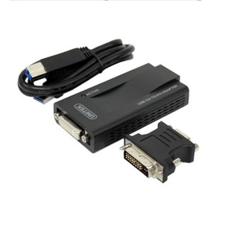 CÁP USB 3.0 TO DVI + ĐỔI VGA UNITEK Y-3801