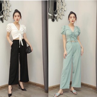 SET ĐŨI NỮ ÁO RÚT DÂY SIÊU ĐẸP - ÁO RÚT DÂY QUẦN DÀI CHẤT ĐŨI SIÊU MÁT