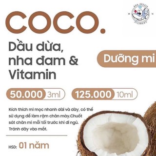 Baukrysie COCO Dưỡng mi nhanh dài