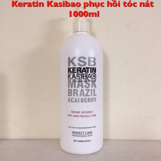 Keratin Kasibao phục hồi tóc nát 1000ml