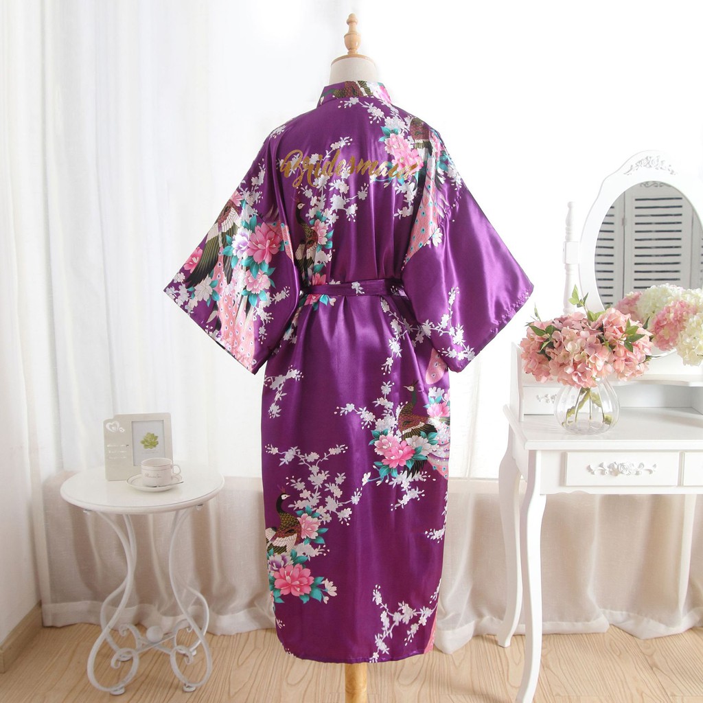 Áo ChoàNg Ngủ KiểU DáNg Chú Công Cho Nữ