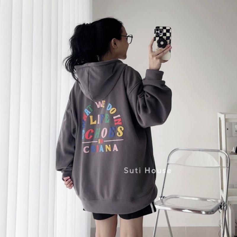 Áo Khoác CBINA Chữ Lưng 7 Màu Form Unisex