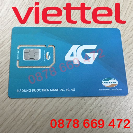 Sim 4G Viettel V120 2Gb/Ngày Giá Rẻ Trọn Gói 1 Năm Vào Mạng 1 Năm