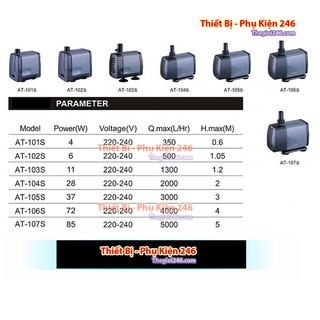 MÁY BƠM NƯỚC HỒ CÁ ATMAN AT-101S