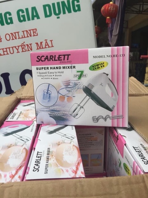 Máy đánh trứng cầm tay SCARLETT siêu tiện dụng