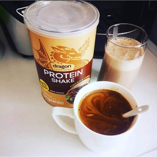 Protein Shake vị Vani và Cacao hữu cơ Dragon Superfoods 500gram