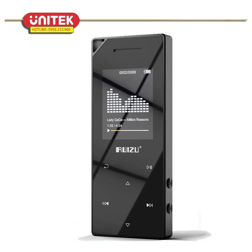 Máy Nghe Nhạc MP3 Bluetooth Ruizu D05 Bộ Nhớ Trong 8GB