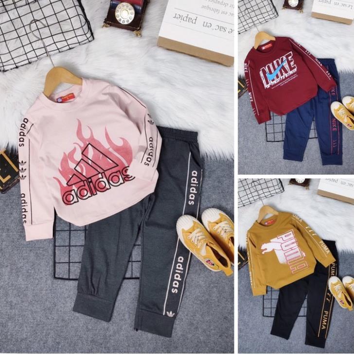 Bộ dài thể thao bé trai bộ dài cotton 4c mềm mịn mát monkey kids cotton chính phẩm pikakidsqatexuongsi_q9