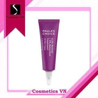 Tinh chất chống lão hóa Paula's Choice CLINICAL 0.3% RETINOL + 2% BAKUCHIOL TREATMENT minisize 8016