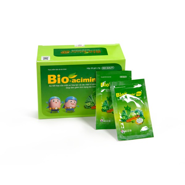 [GIÁ GỐC] Bio-acimin Fiber cân bằng đường ruột cho bé - Hộp 30 gói