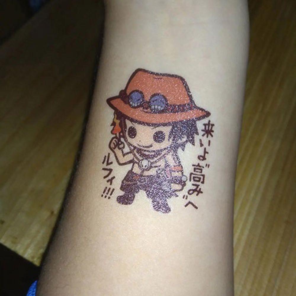 Hình Xăm Dán Cổ / Cánh Tay Giả Hình Chopper / Luffy Độc Đáo