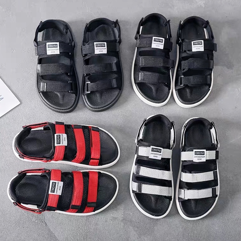 Sandal nam nữ US19 quai ngang chất lượng cao - dép quai hậu đi học đi chơi