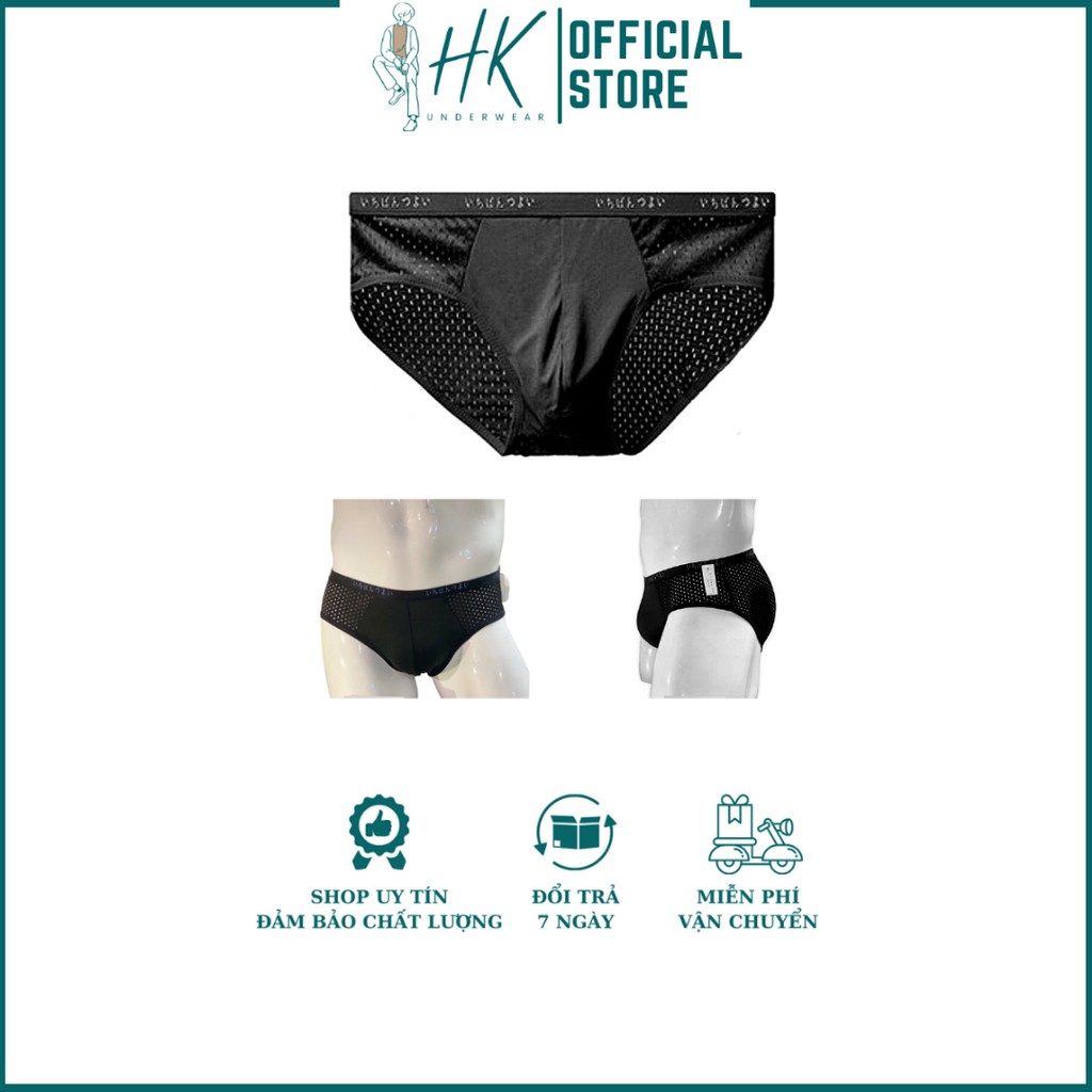 Quần Lót Nam Lưới Thông Hơi Combo 5 Cái, Sịp Nam Lưới Thông Hơi Thoáng Khí HK MJ02.